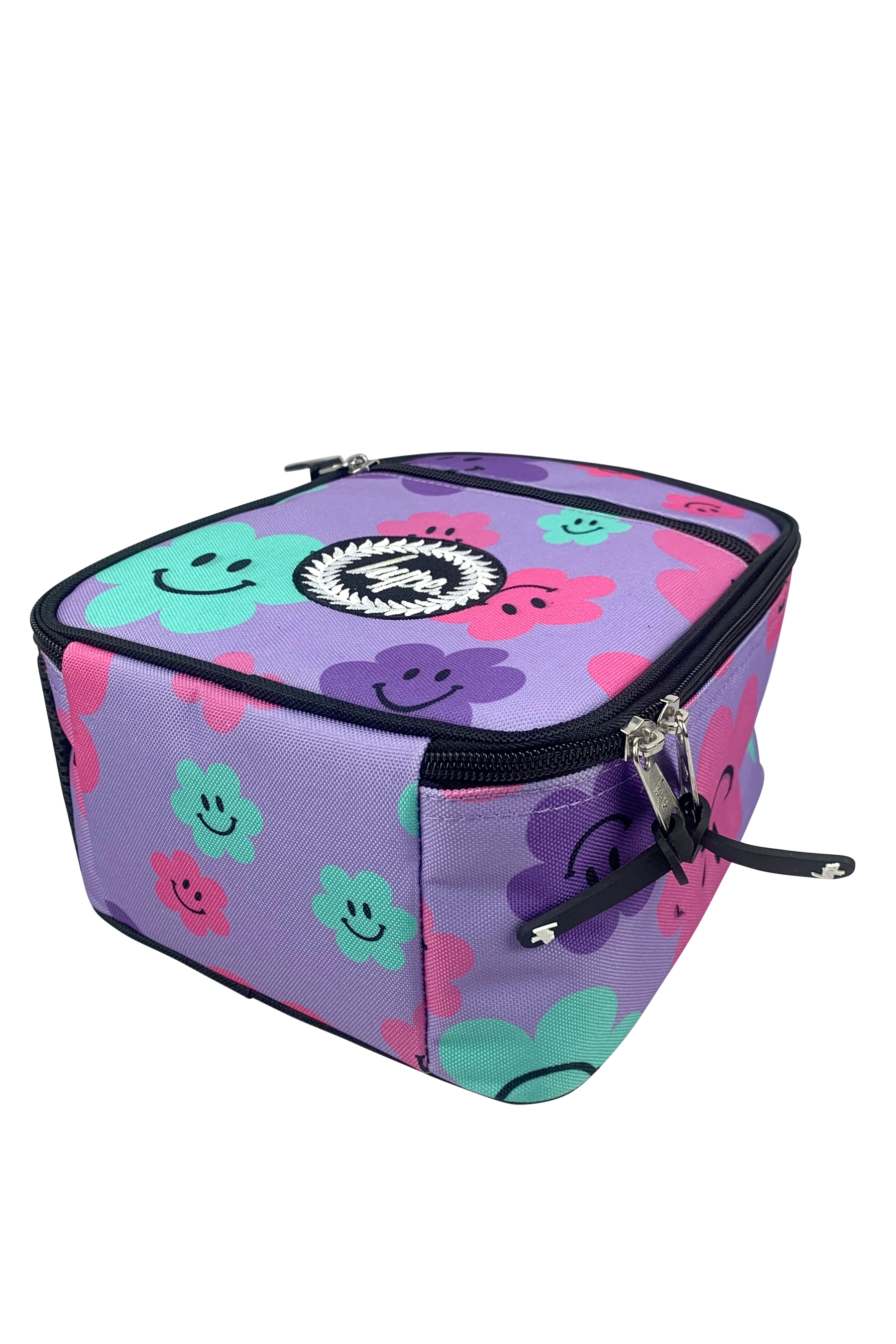 HYPE Lunch Bag Insulated Purple Happy Flowers