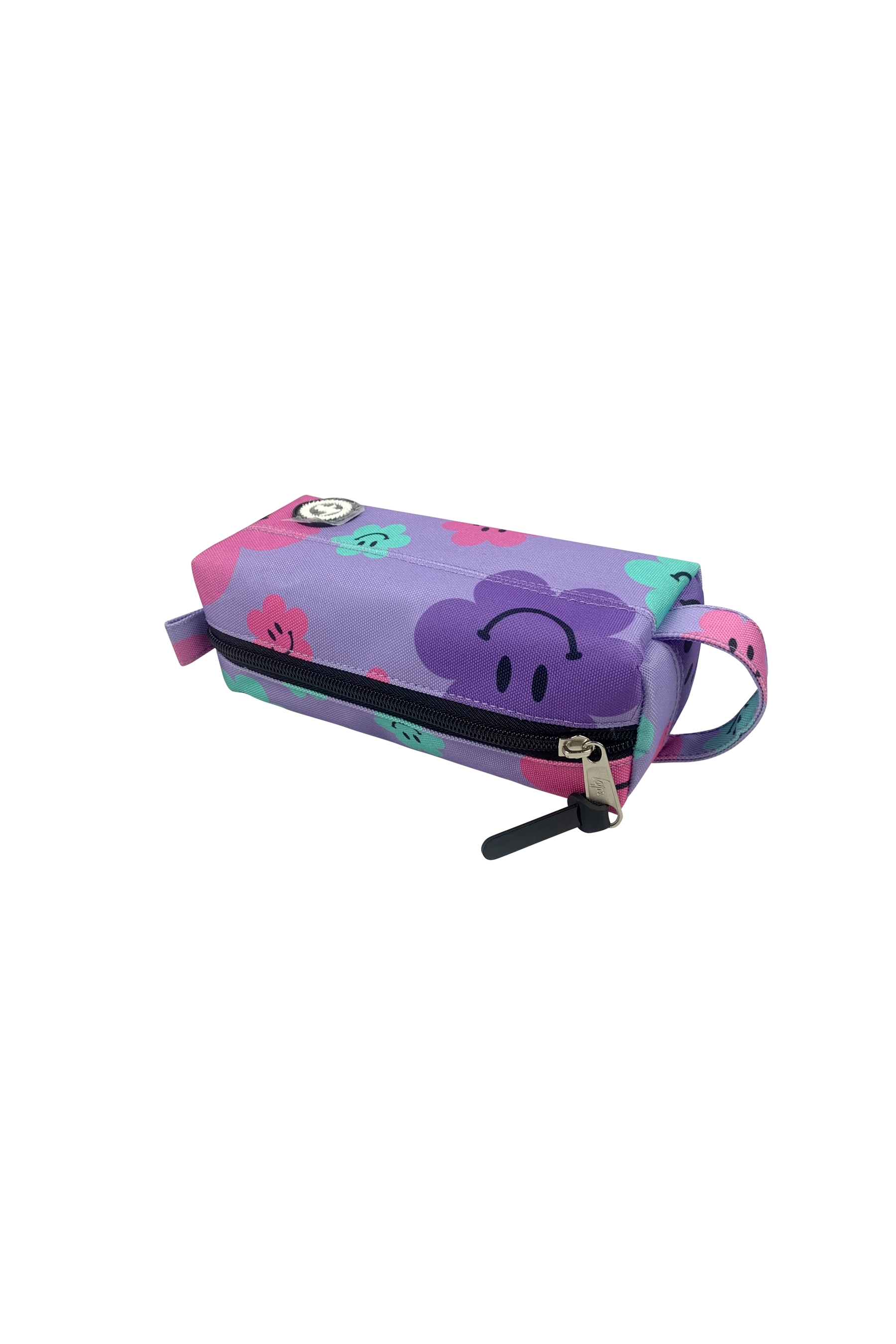 HYPE Pencil Pouch Original Purple Happy Flowers