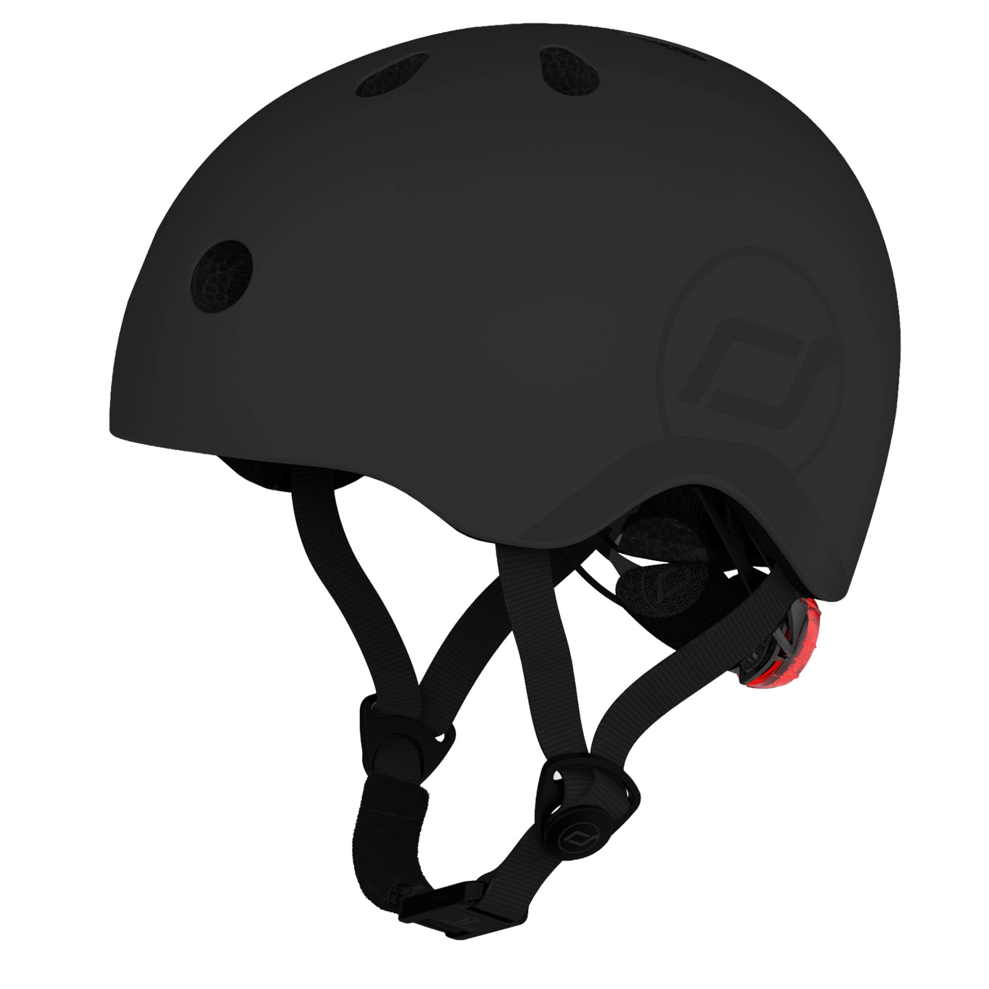 Scoot & Ride Baby Helmet XXS-S, Adjustable Kids Helmet with Magnetic Fastener, Baby Head Protector for Children with 45–51 cm Head Size, Black