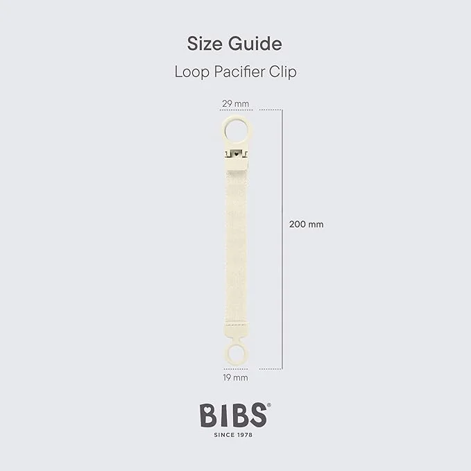 BIBS Pacifier Clip Loop Peri