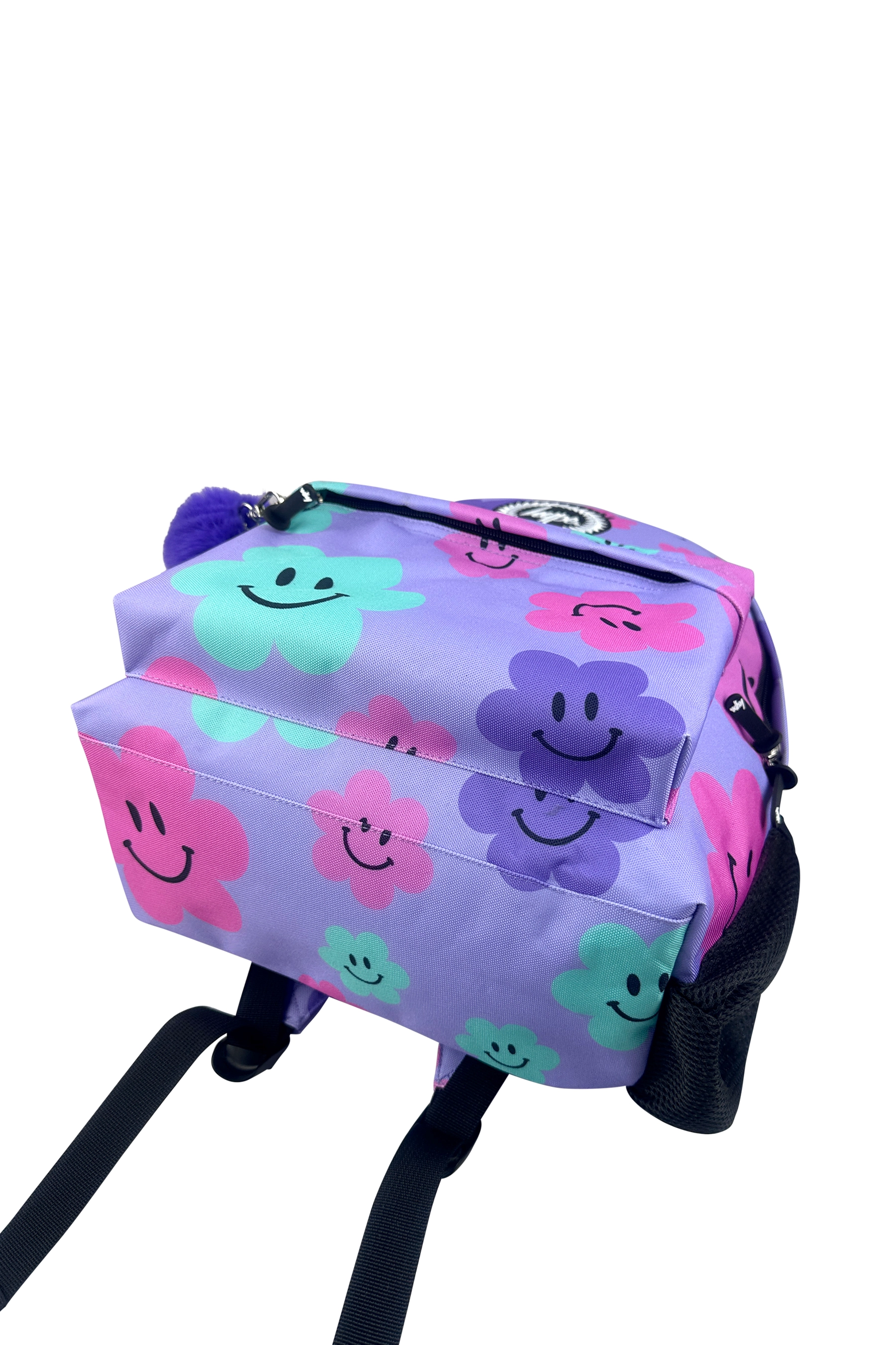 HYPE Backpack Iconic Purple Happy Flowers
