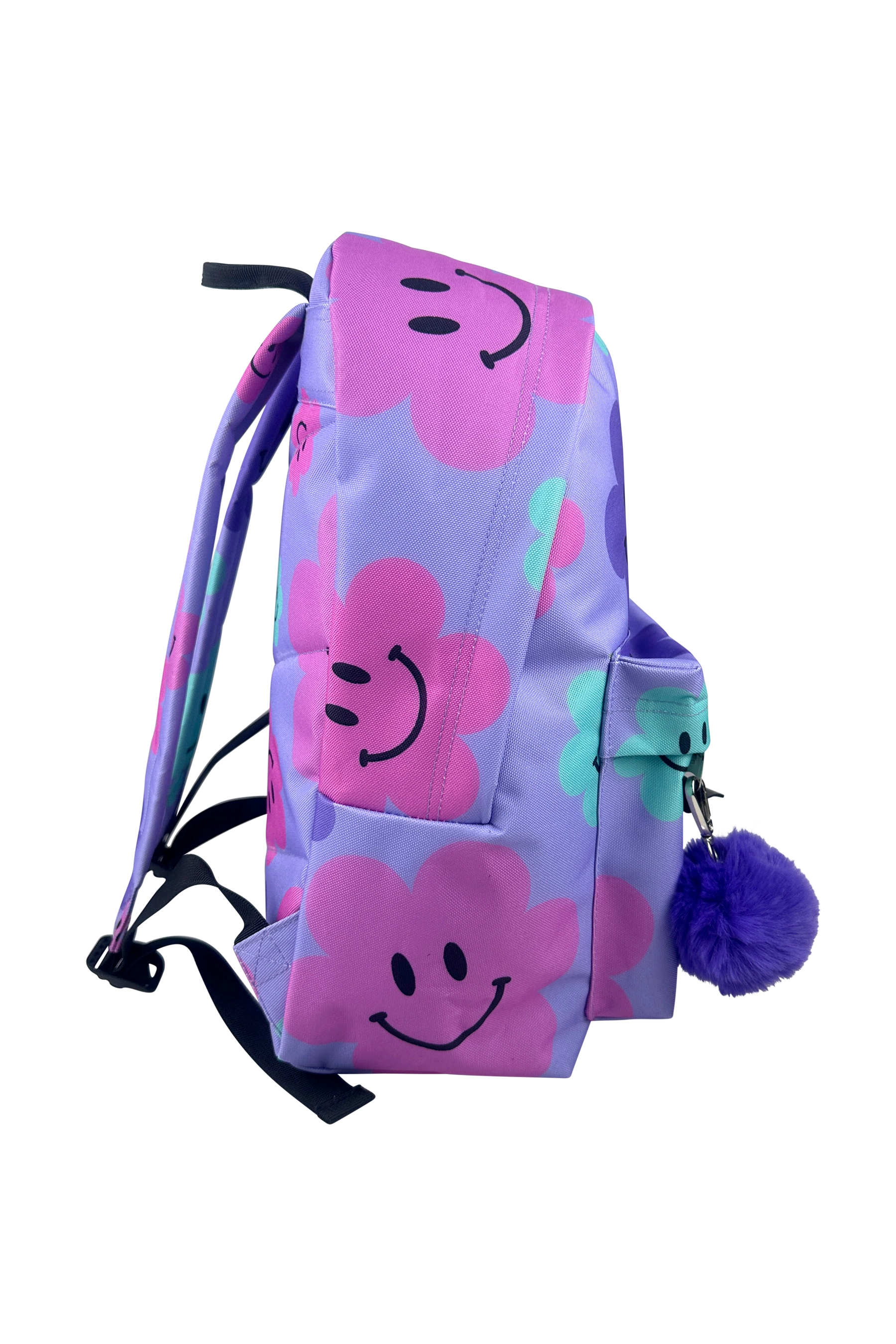 HYPE Backpack Iconic Purple Happy Flowers
