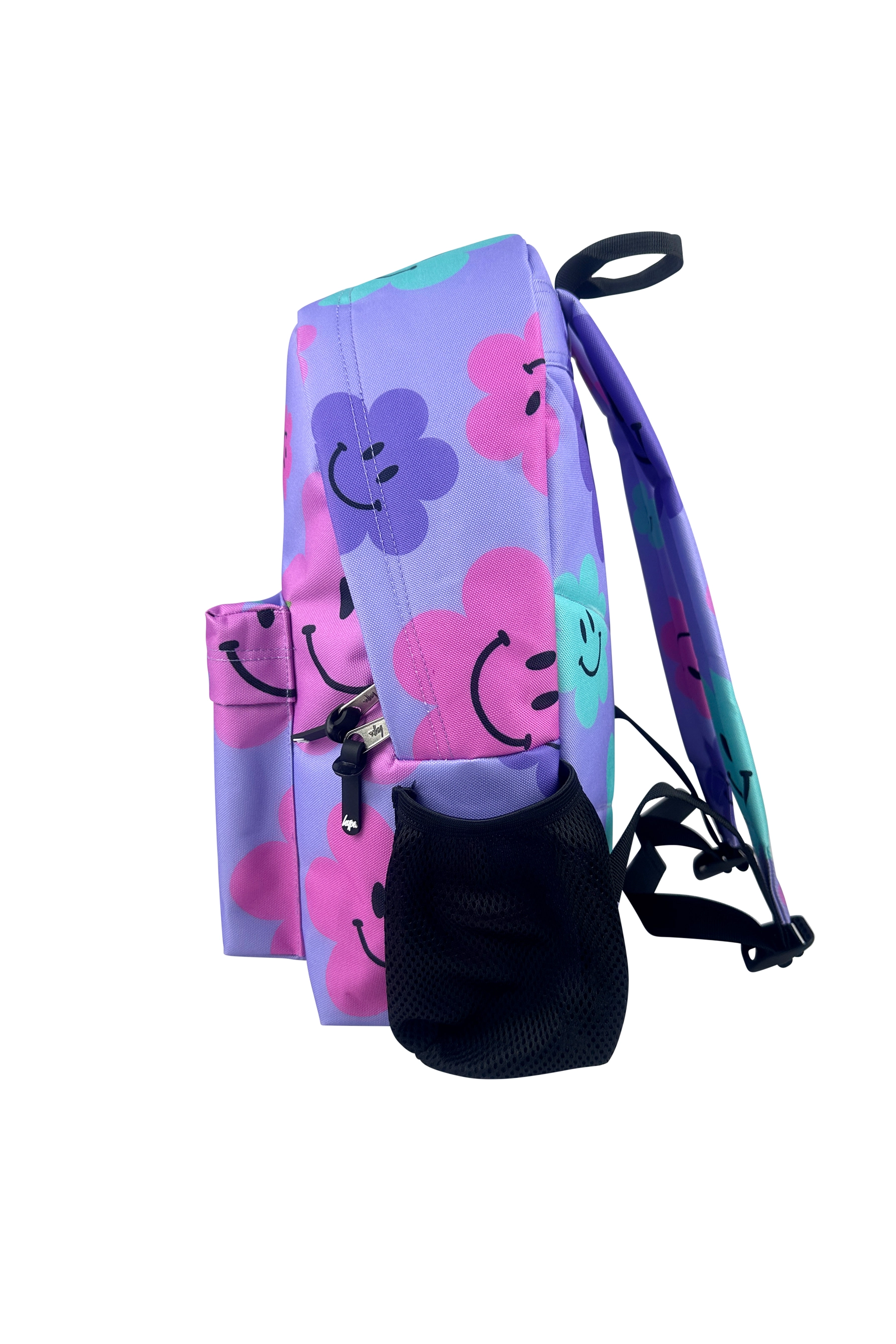 HYPE Backpack Iconic Purple Happy Flowers