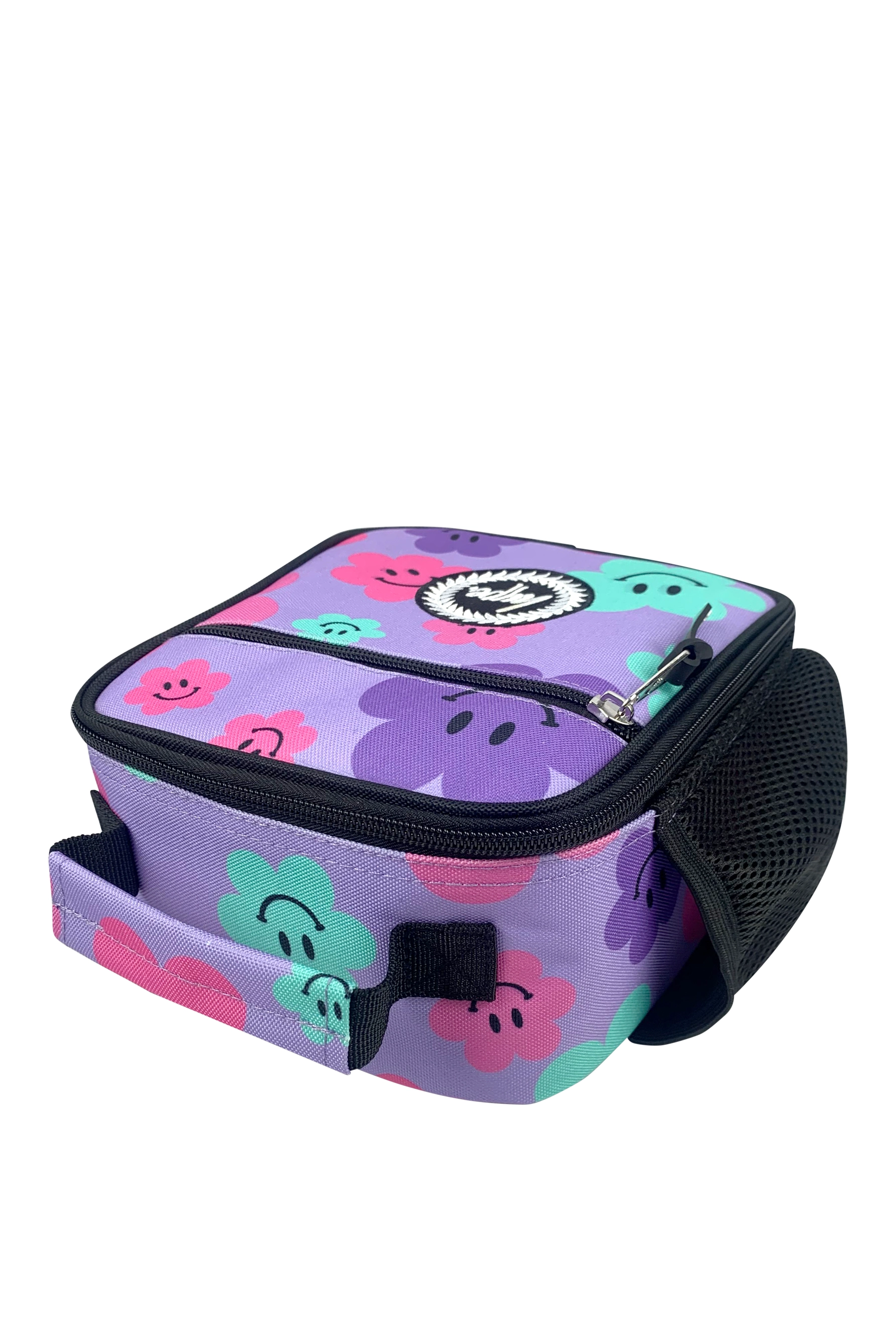 HYPE Lunch Bag Insulated Purple Happy Flowers