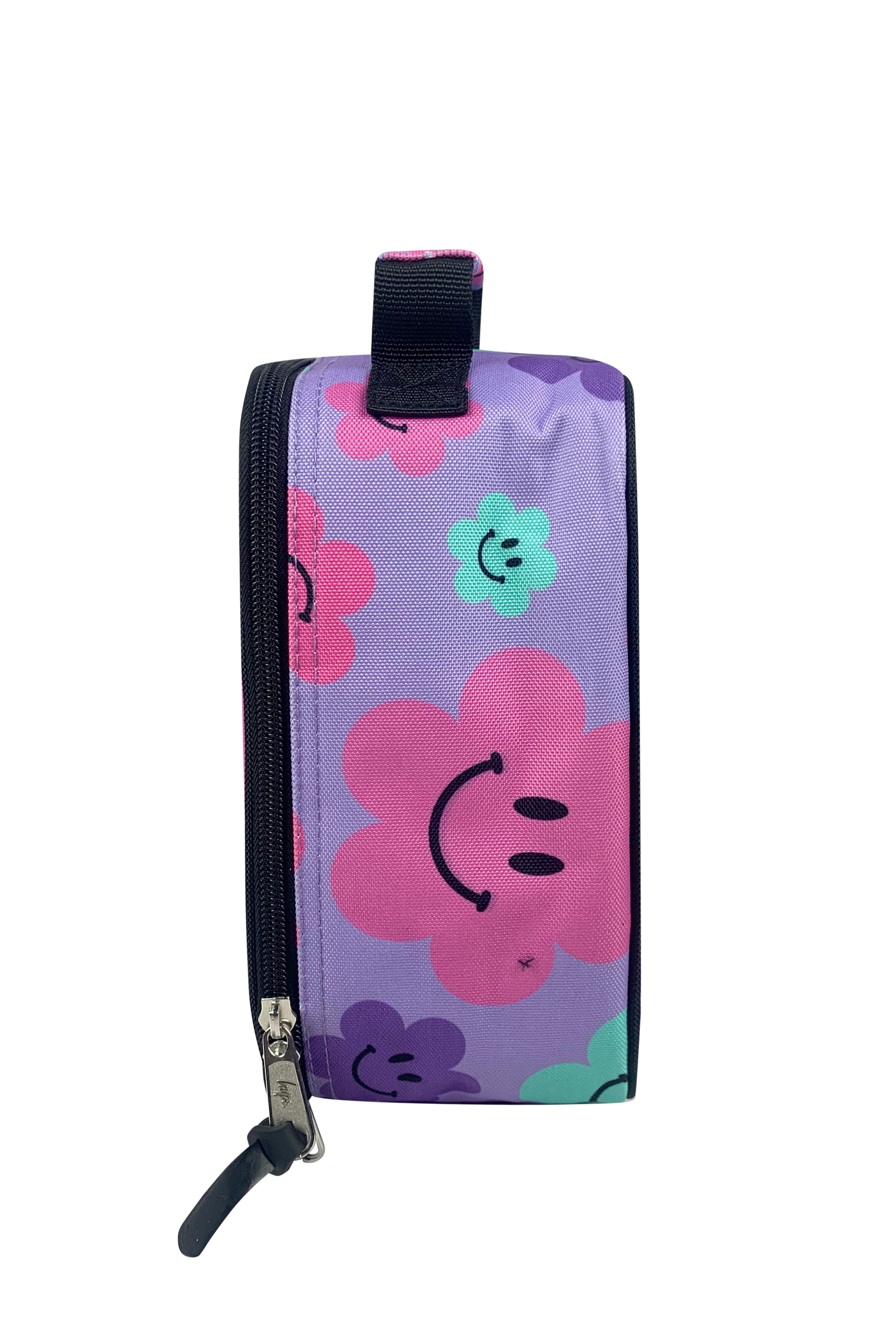 HYPE Lunch Bag Insulated Purple Happy Flowers