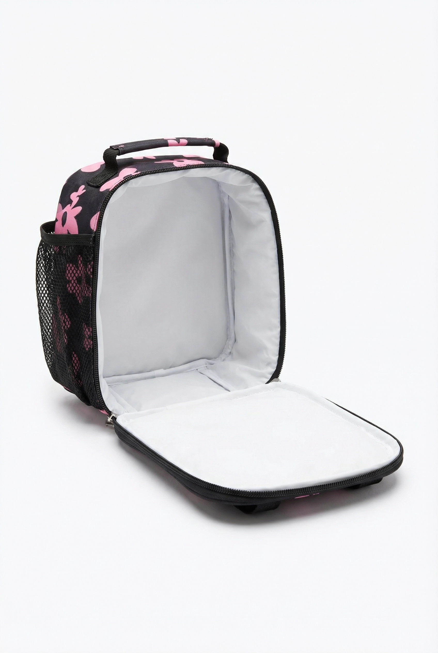 HYPE Lunch Bag Black Pink Scribble Heart
