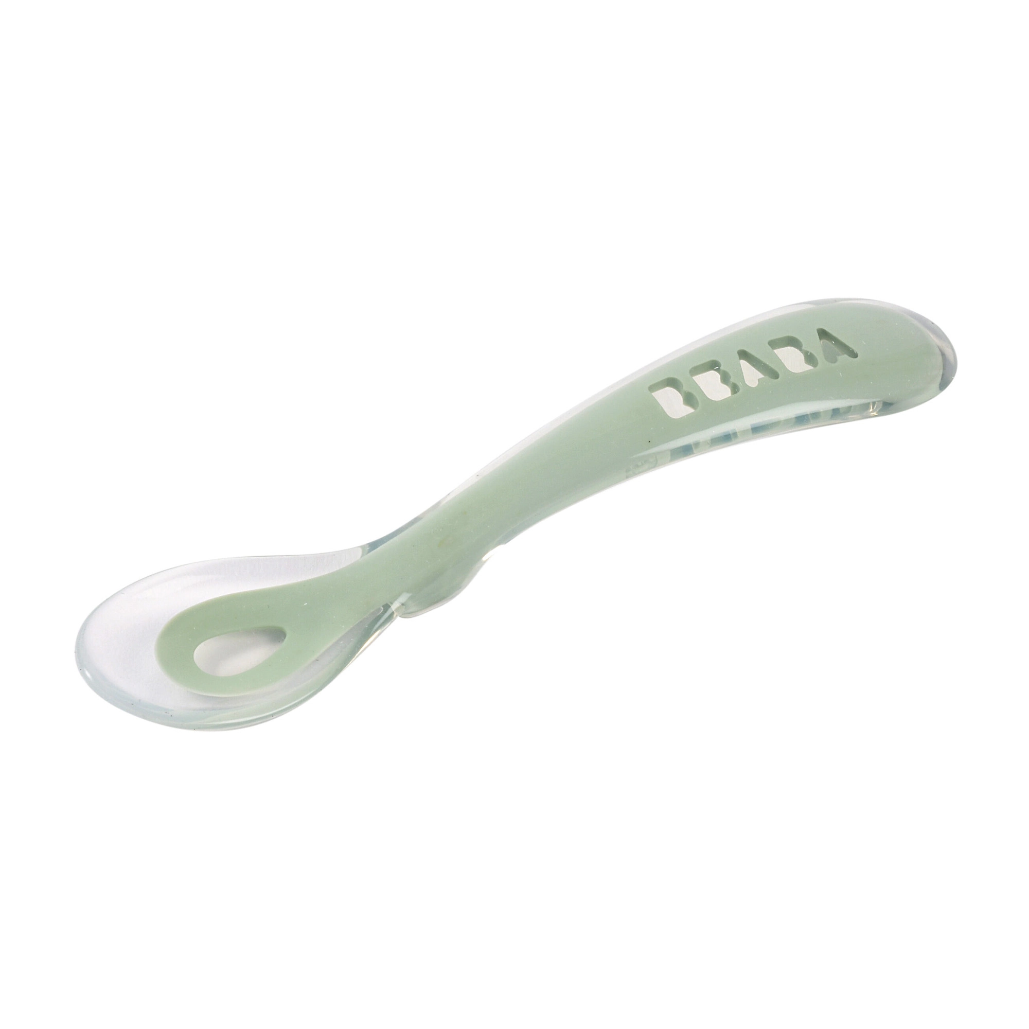 BEABA 2nd Age Silicone Spoon Misty Green
