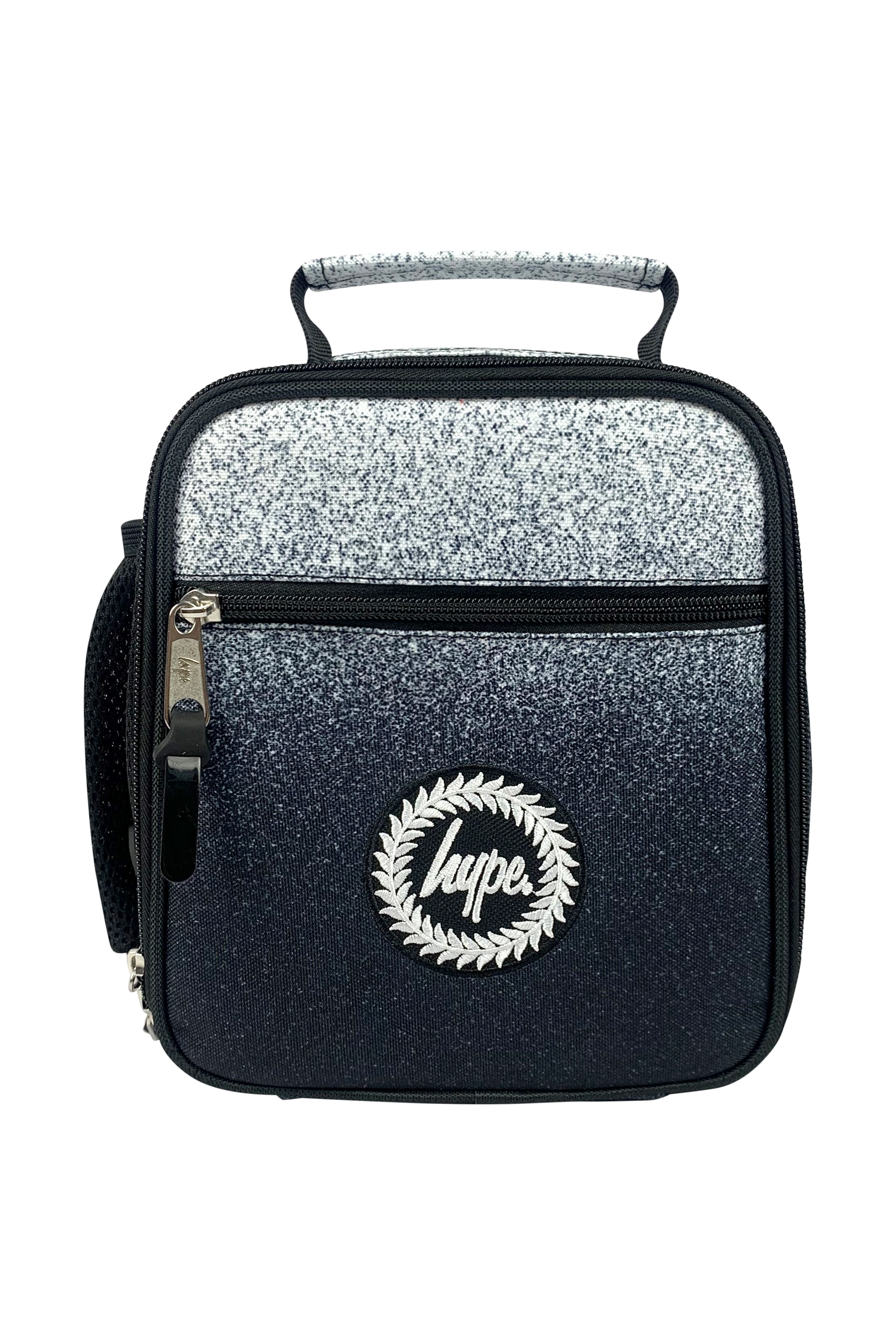HYPE Lunch Bag Insulated Black&White Speckle Fade