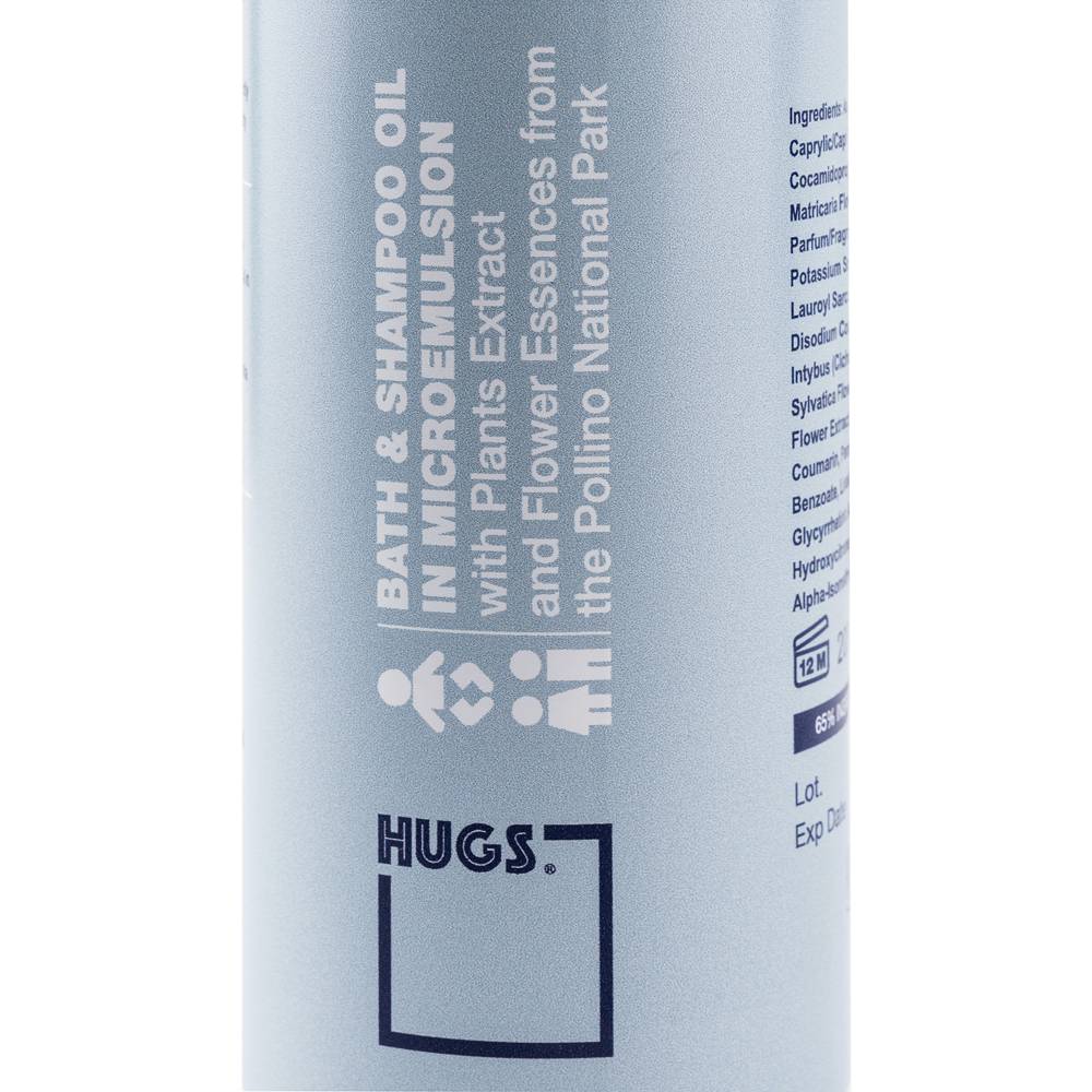 Hugs - Baby Bath & Shampoo Oil In Microemulsion - 200 ml
