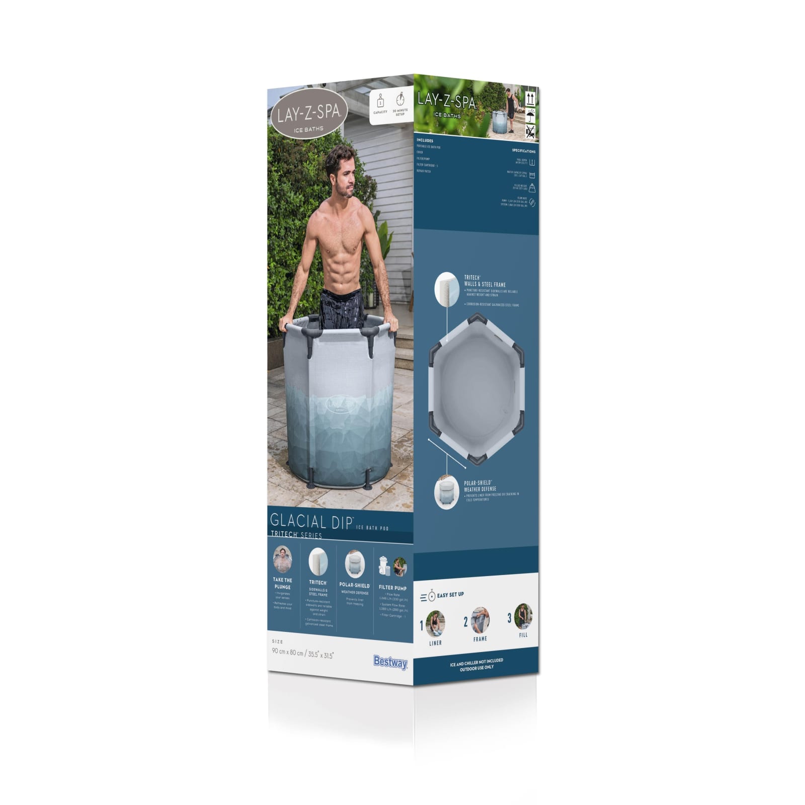 Bestway - BWAY SPA GLACIAL DIP POD 90X80CM