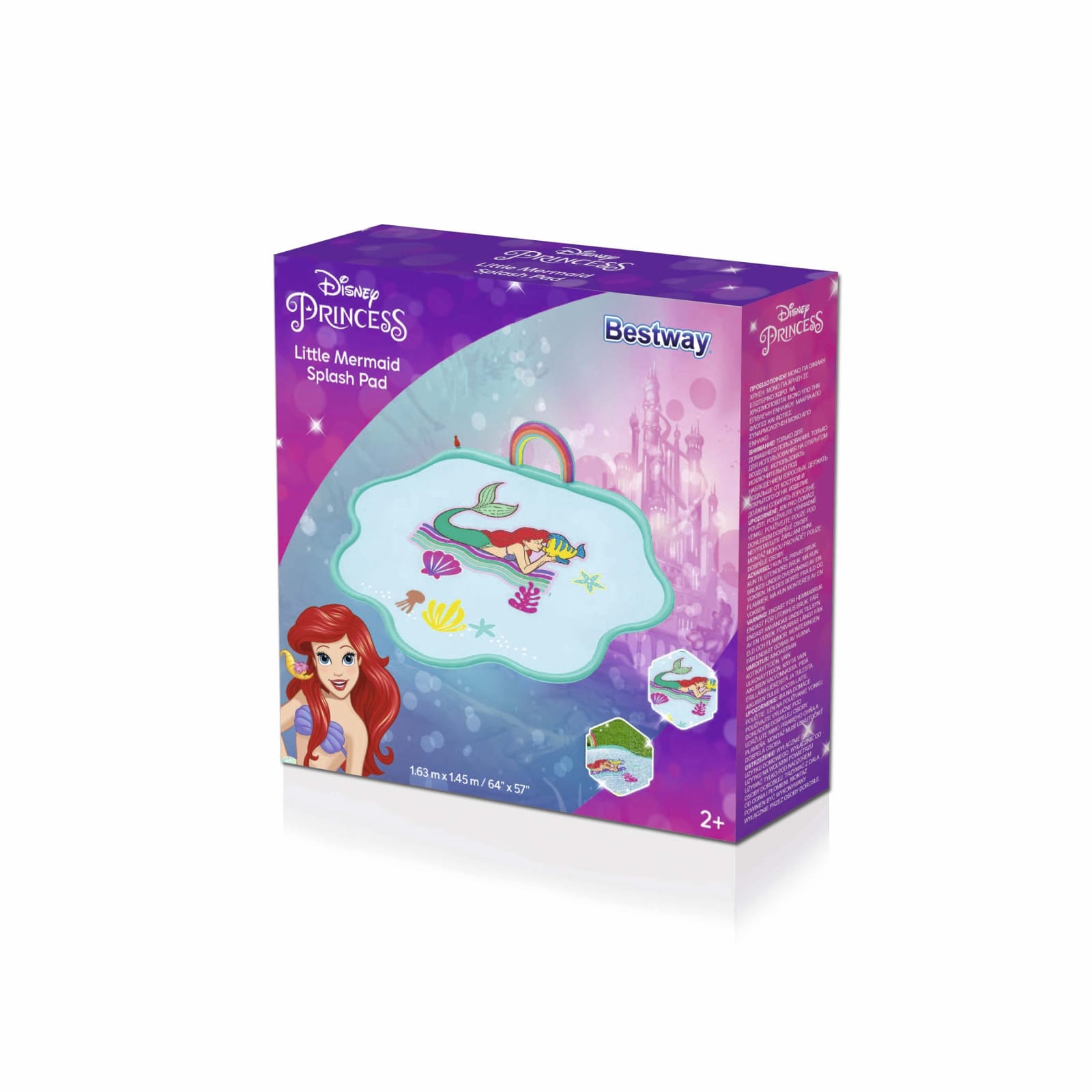 Bestway - BWAY SPLASH PAD LITTLE MERMAID 163X145CM