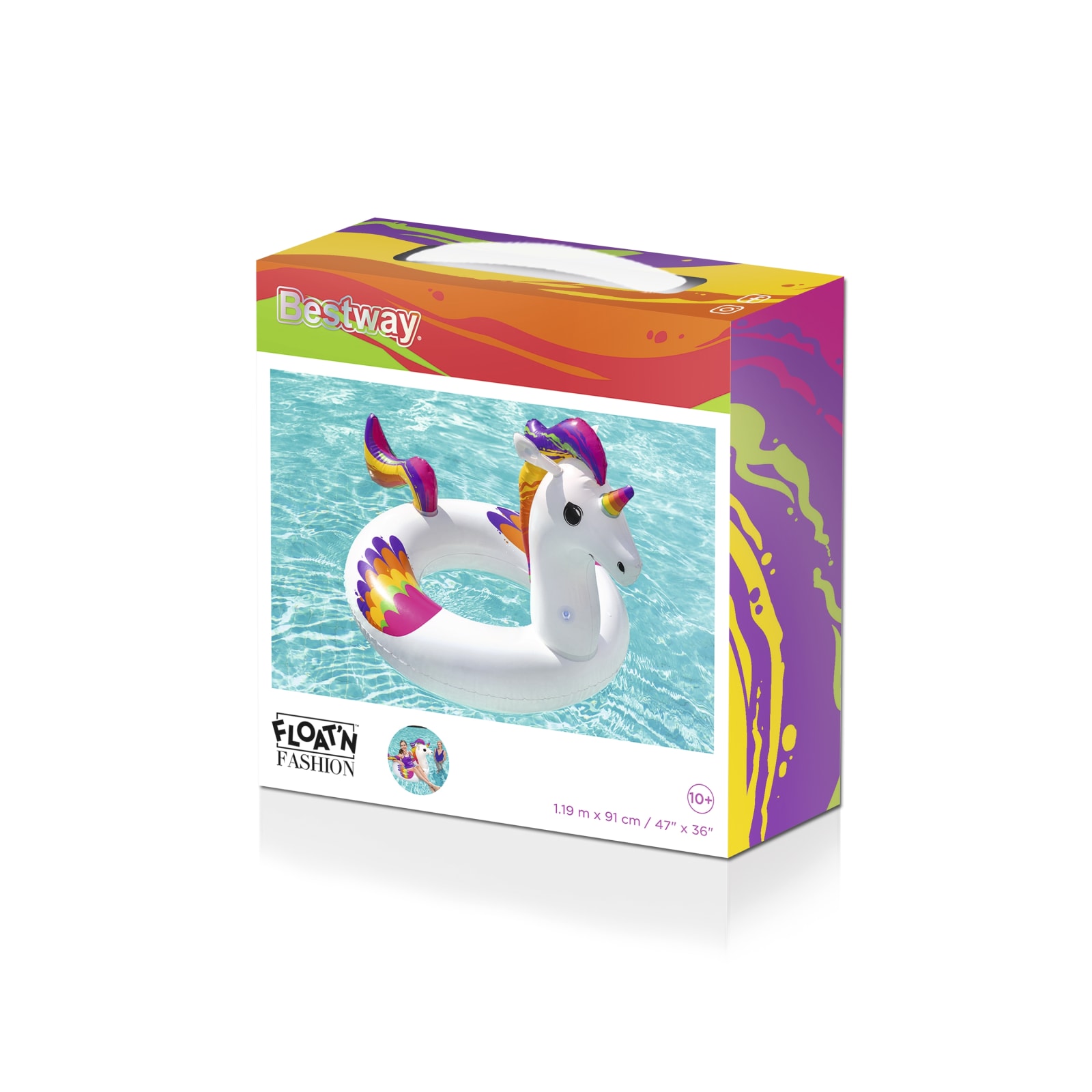 Bestway - BWAY SWIM RING FANTASY UNICORN 119X91