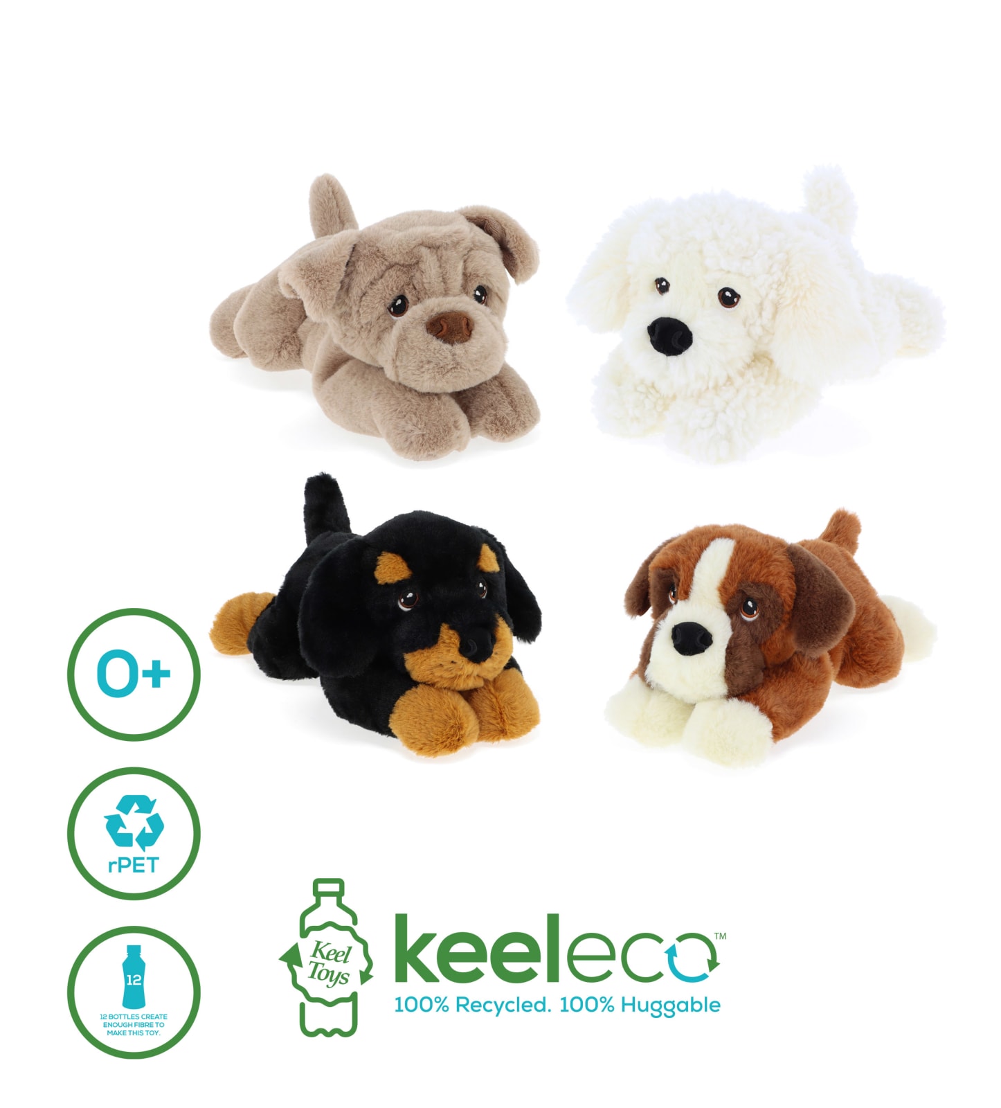 KEELECO PUPPIES 22CM 4ASST