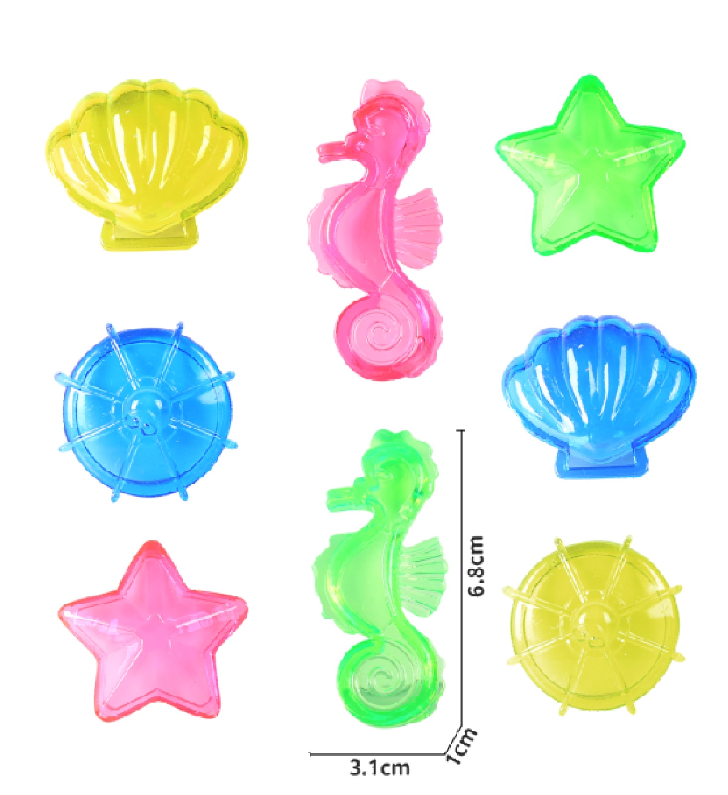 Mondo - DIVING MARINE TOYS 8PCS