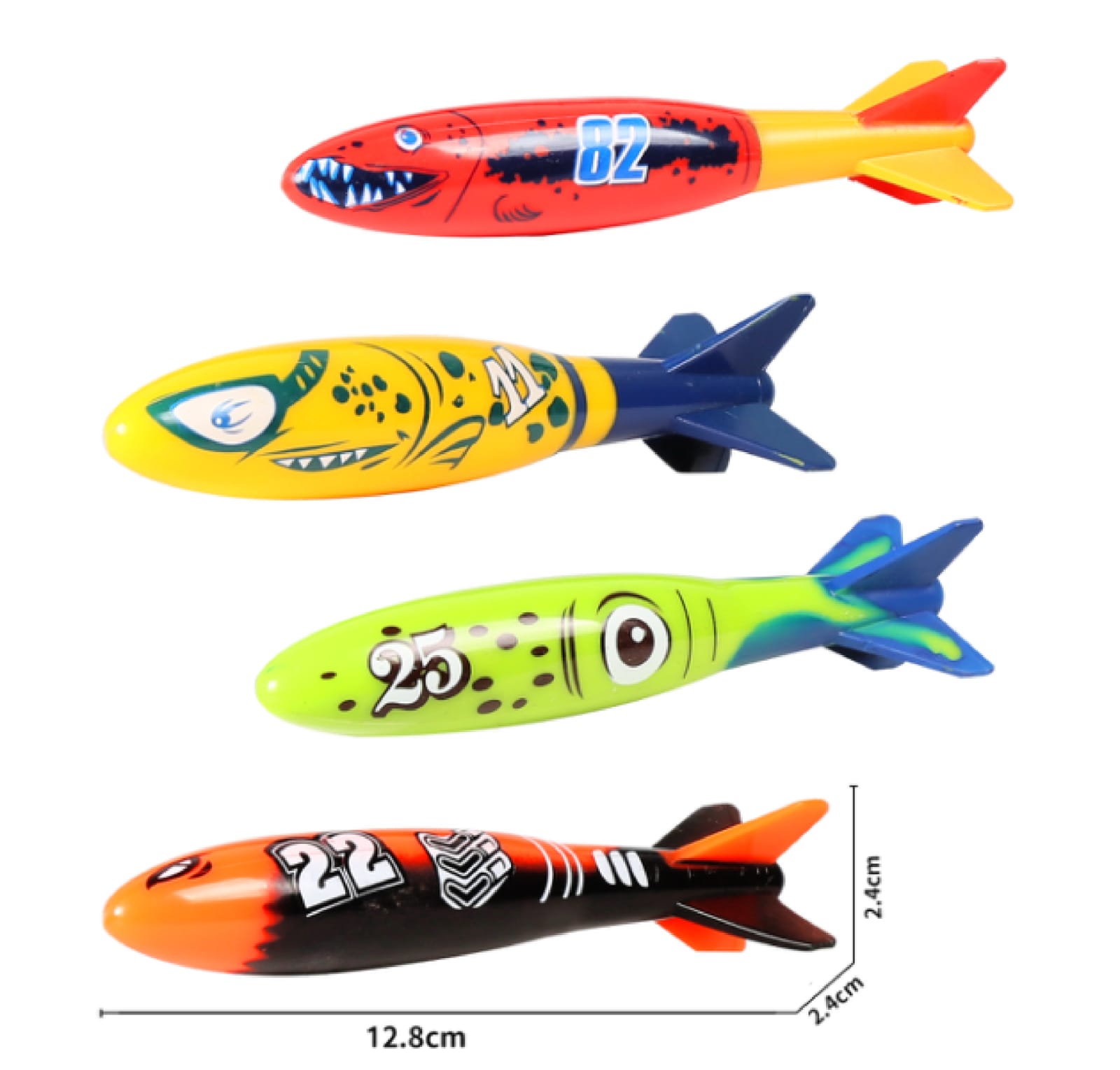 Mondo - DIVING TORPEDO TOYS 4PCS