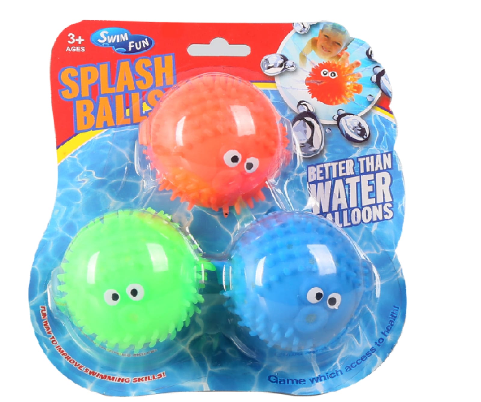 Mondo - DIVING PUFFER FISH TOYS 3PCS