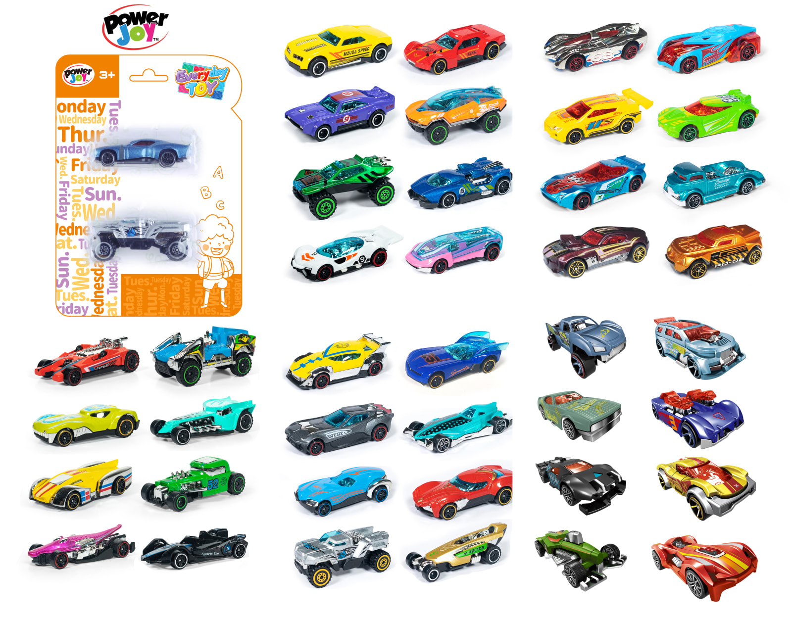 P.JOY EVERYDAY ALLOY CAR 2PS SC
