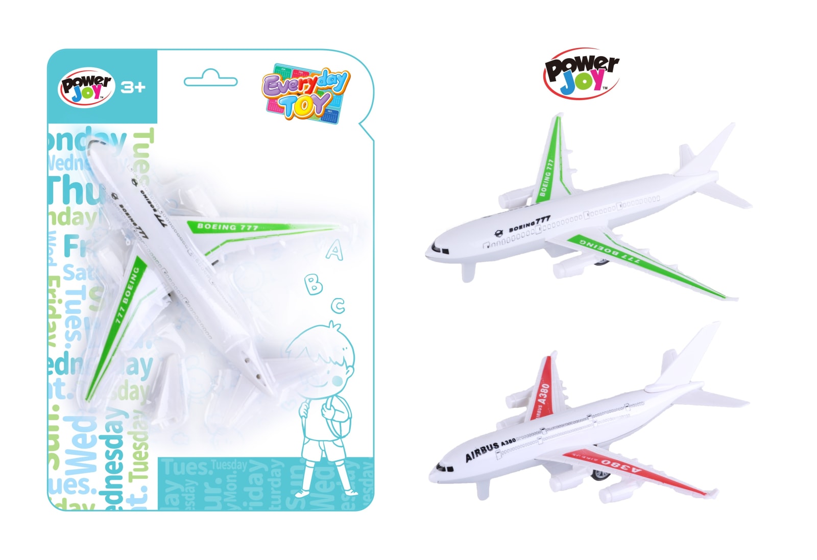 P.JOY EVERYDAY AIRPLANE PULLBACK 2ASSTBC