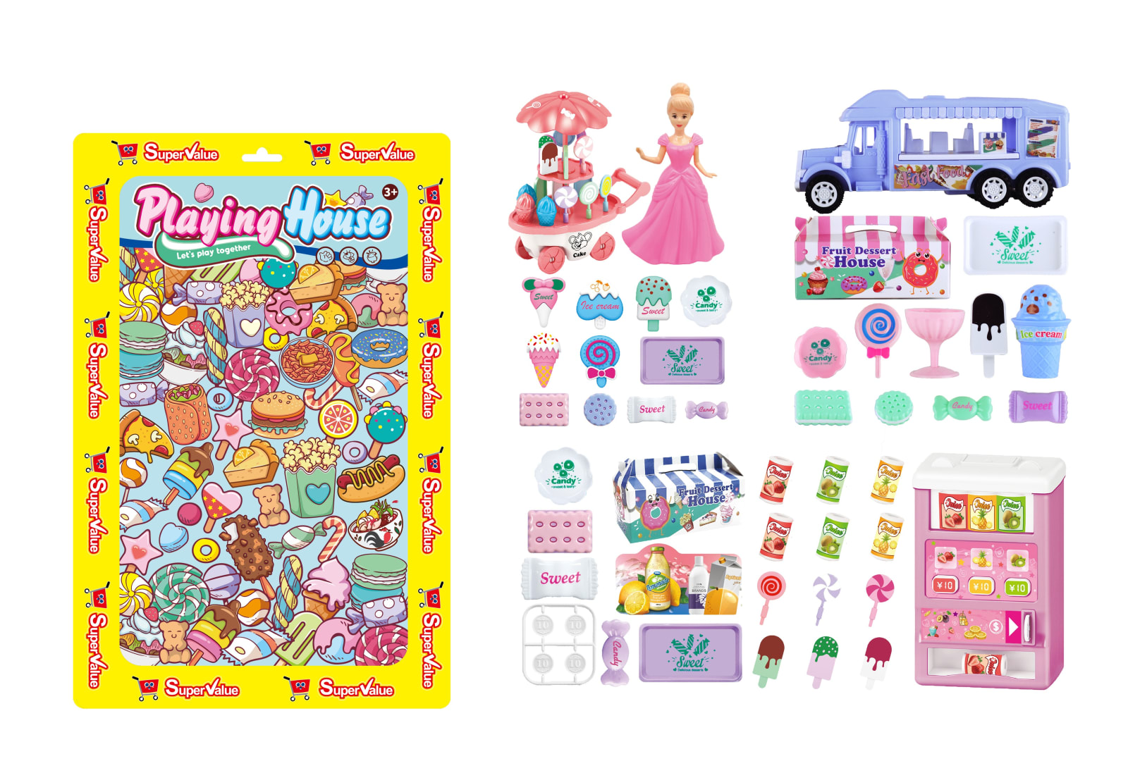 P.Joy - SUPERVALUE DESSERTS SET 3ASST