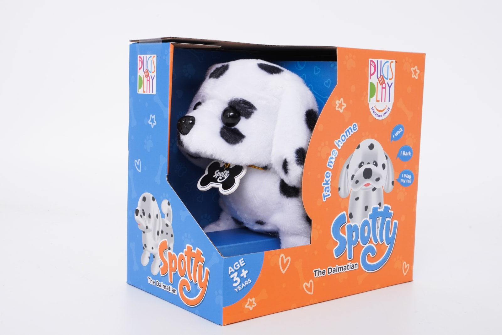 Stride - PUGS AT PLAY WALKING SPOTTY 6.5 BO