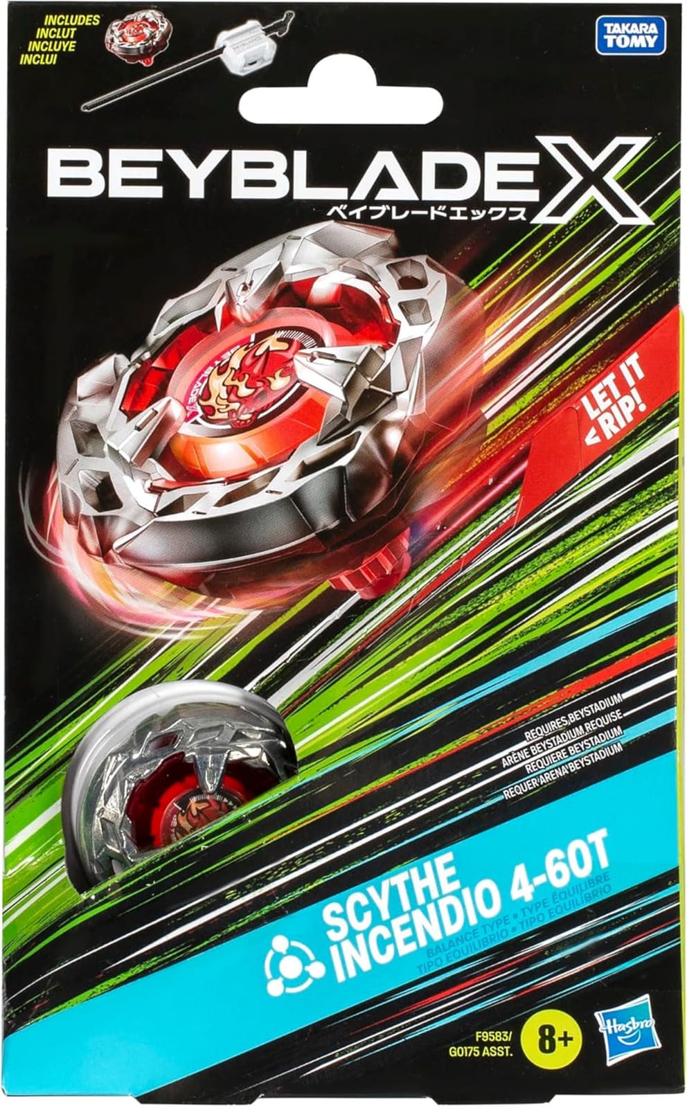 Toypro - BBLADE X LAUNCHER SCYTHE INCENDIO 4 60T