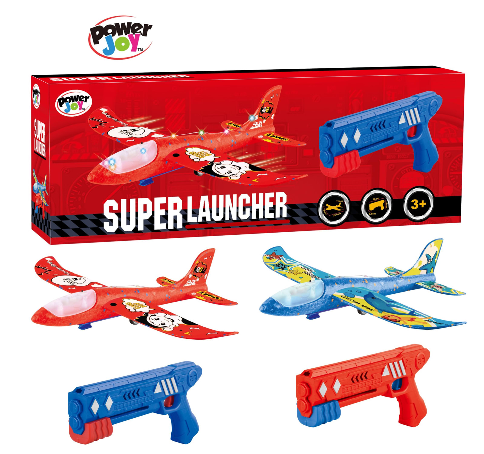 P.JOY V.VROOM SUPER LAUNCHER B/O