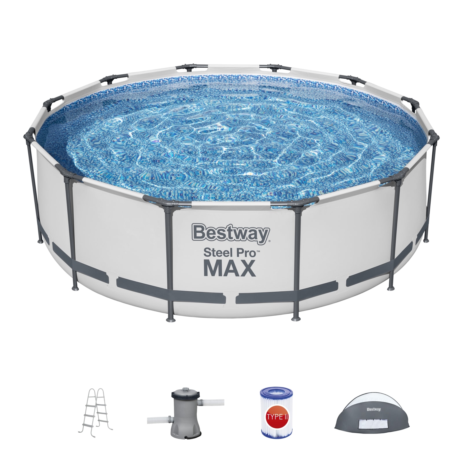 Bestway - BWAY STEEL PRO POOL 366X100CM