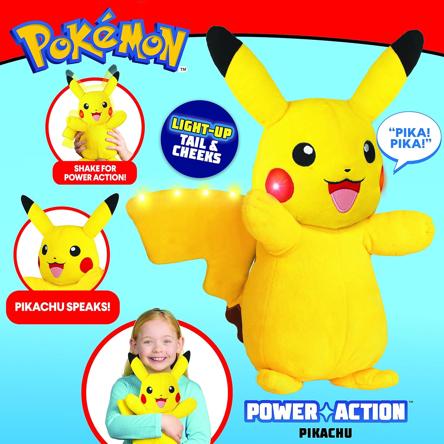 Jaswar - POKEMON PLUSH POWER ACTION PIKACHU BO