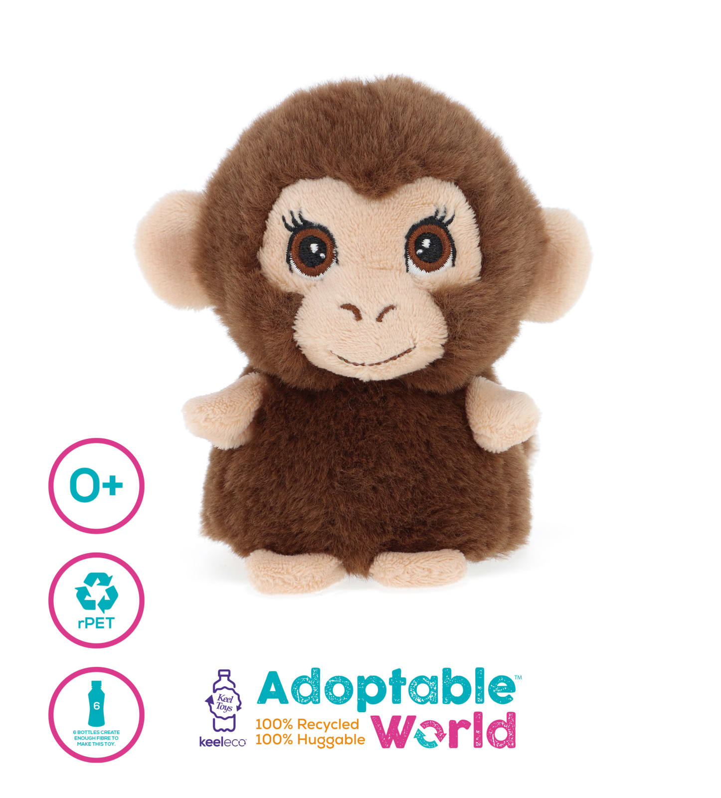 KEELECO MINI ADOPTABLE WORLD 10CM MIX A