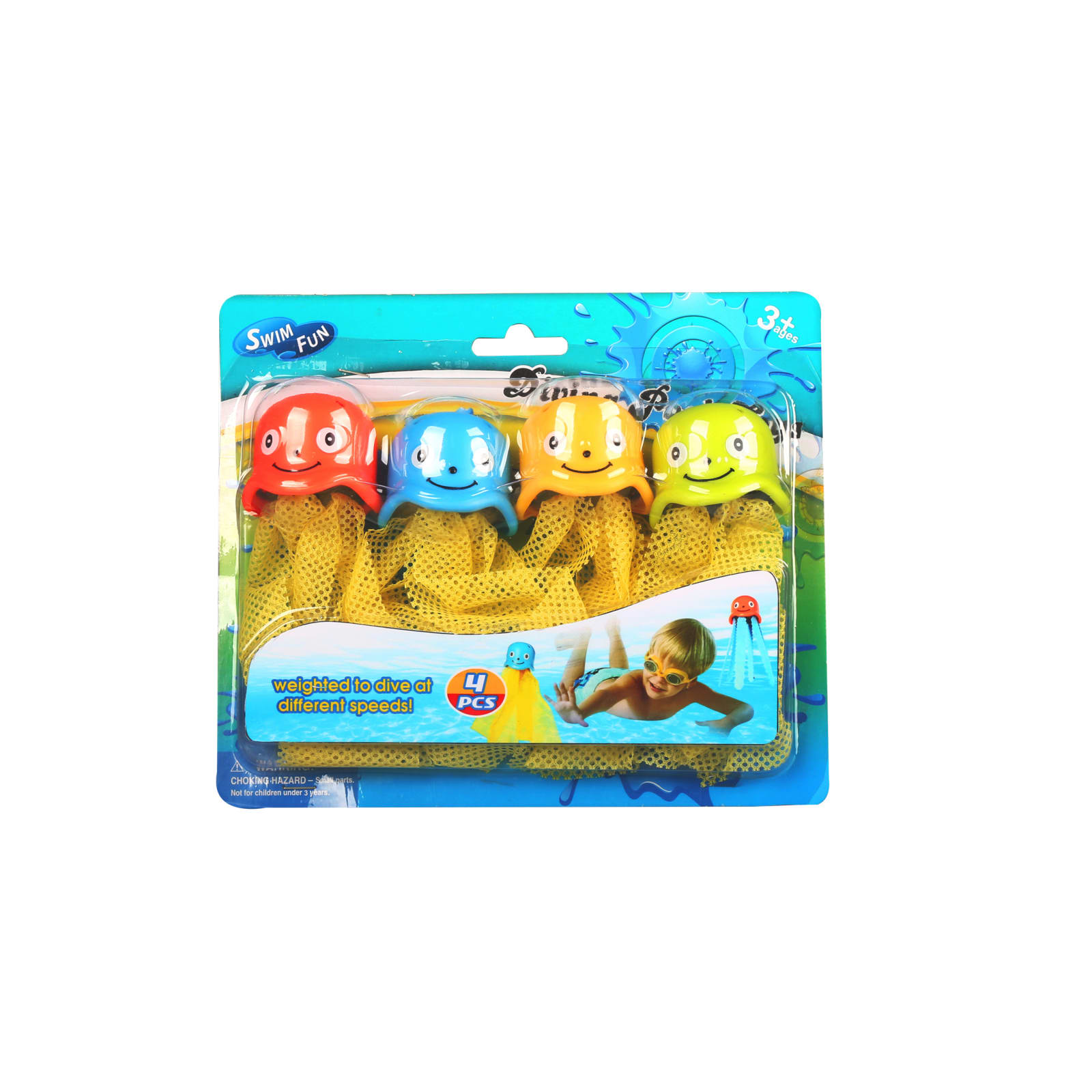 Mondo - DIVING JELLYFISH TOYS 4PCS