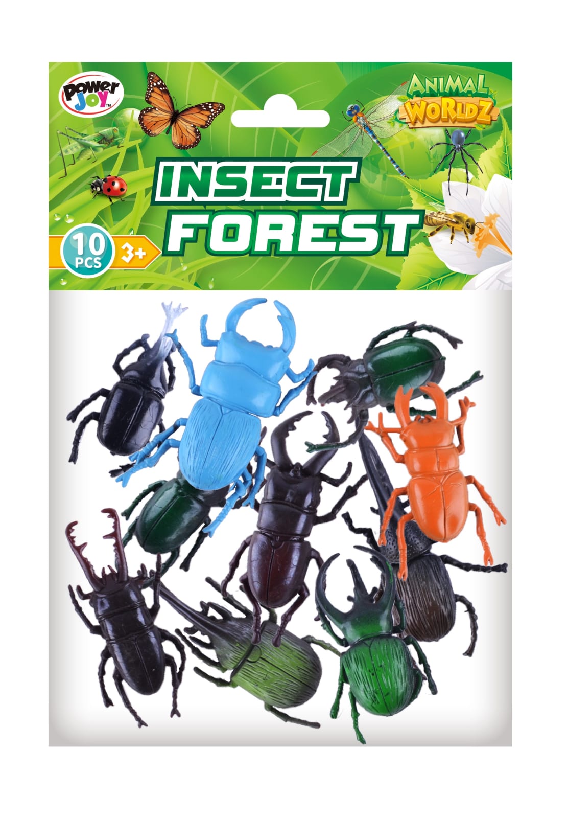 P.JOY ANIMAL WORLDZ INSECTS 2" 10PCS