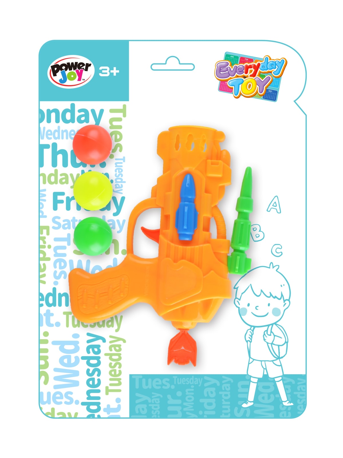 P.JOY EVERYDAY GUN W/ P.PONG BALL4PCS BC