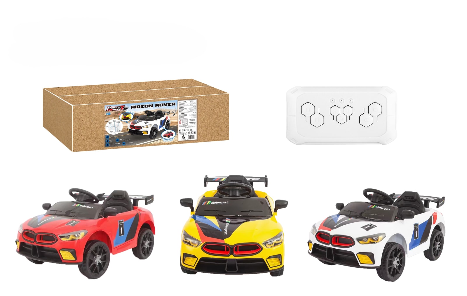 P.Joy - P.WHEELZ RIDEON R/C ROVER B/O 6V