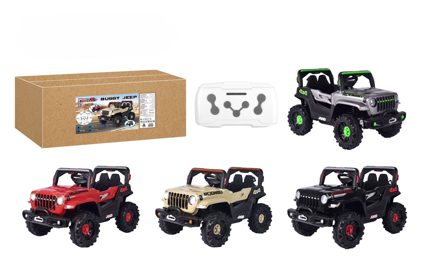 P.Joy - P.WHEELZ RIDEON R/C BUGGY JEEP BO12V