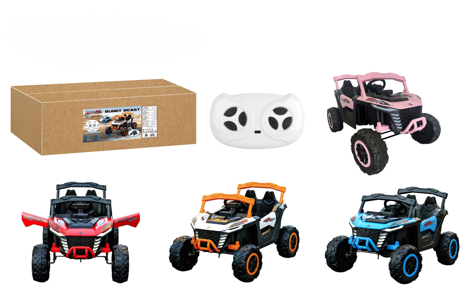 P.Joy - P.WHEELZ RIDEON R/C BUGGY BEAST B/O 12V
