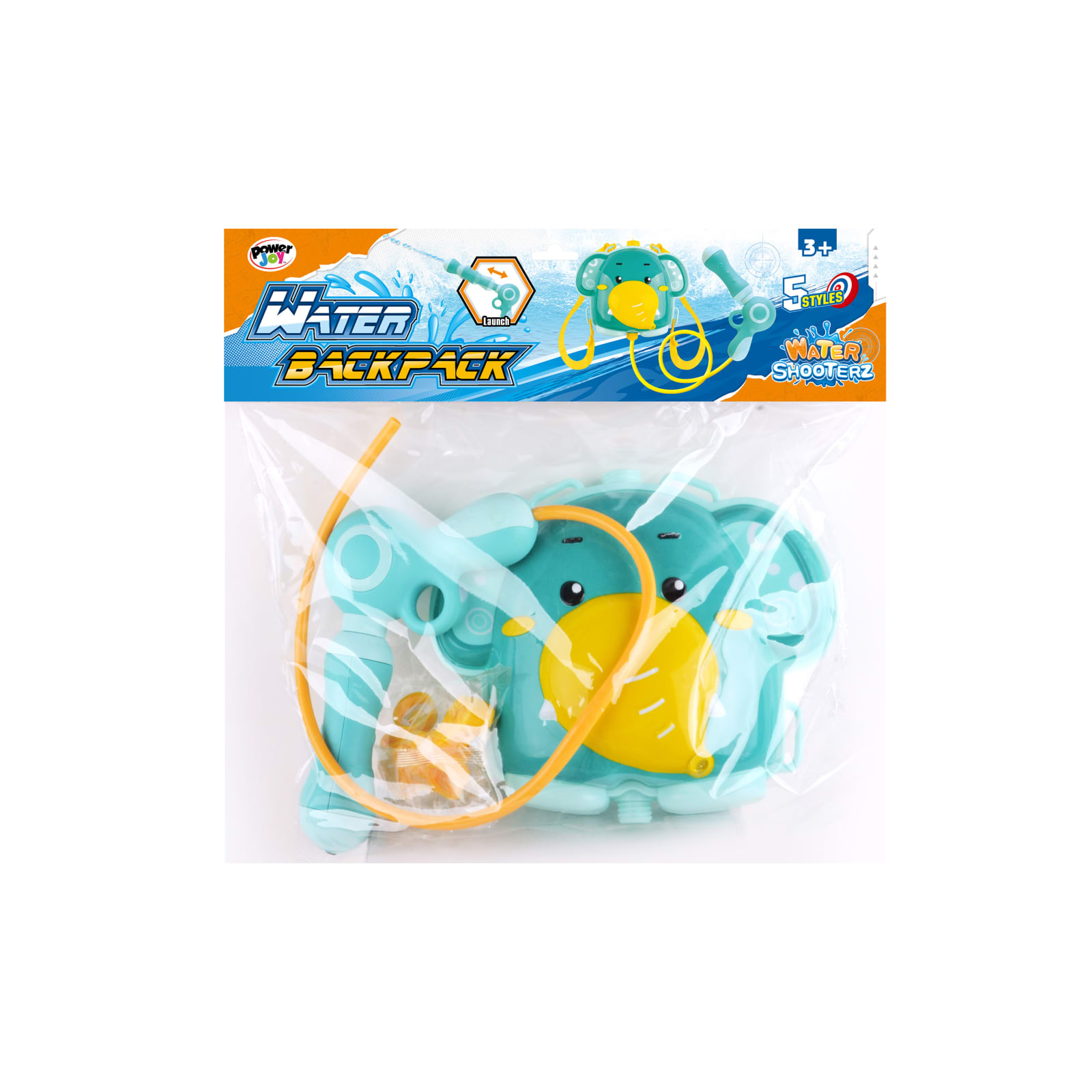 P.JOY WATERGUN BACKPACK 5ASST