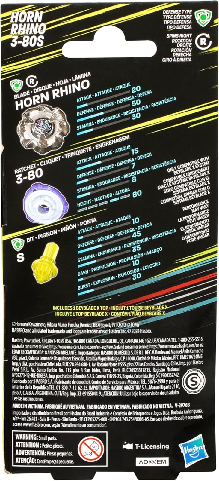 Toypro - BBLADE X HORN RHINO 3-80S