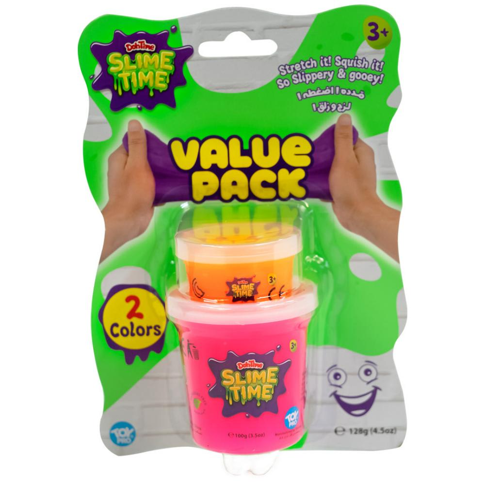 Toypro - SLIMETIME VALUE PK 1OZ&3OZ SLIME CAN