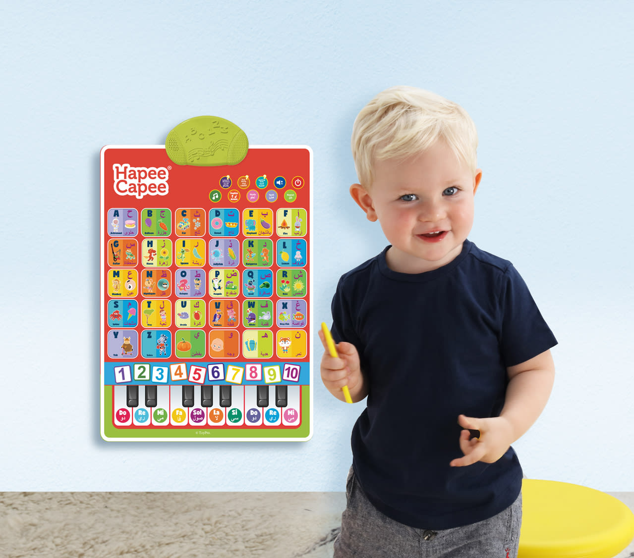 HAPEE CAPEE ALPHABET POSTER ENGARA BO