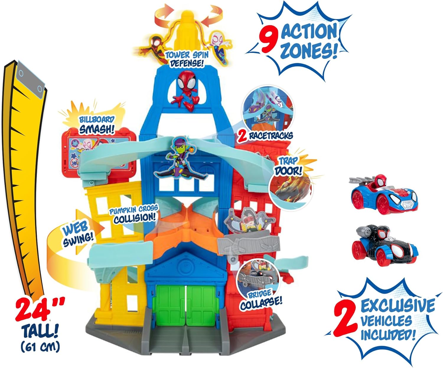 Jaswar - SPIDEY N FRIENDS CITY TRACK SET