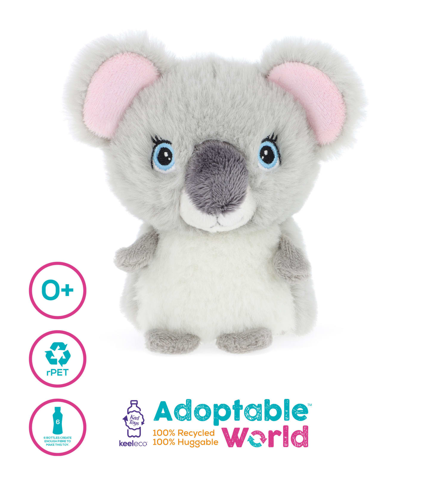 KEELECO MINI ADOPTABLE WORLD 10CM MIX A