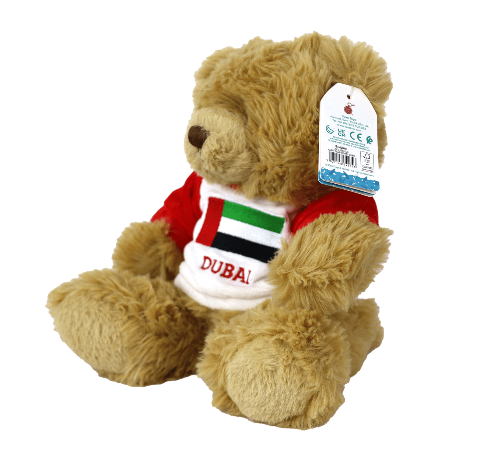 KEELECO BEAR BROWN UAE 25CM