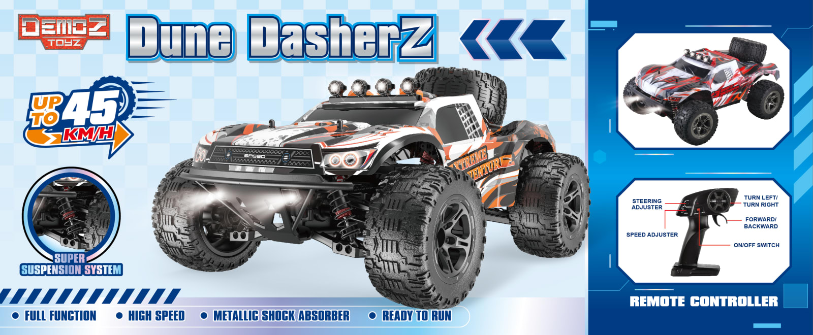 P.Joy - DEMOZ RC DUNE DASHERZ 45KM H 2.4G BPC