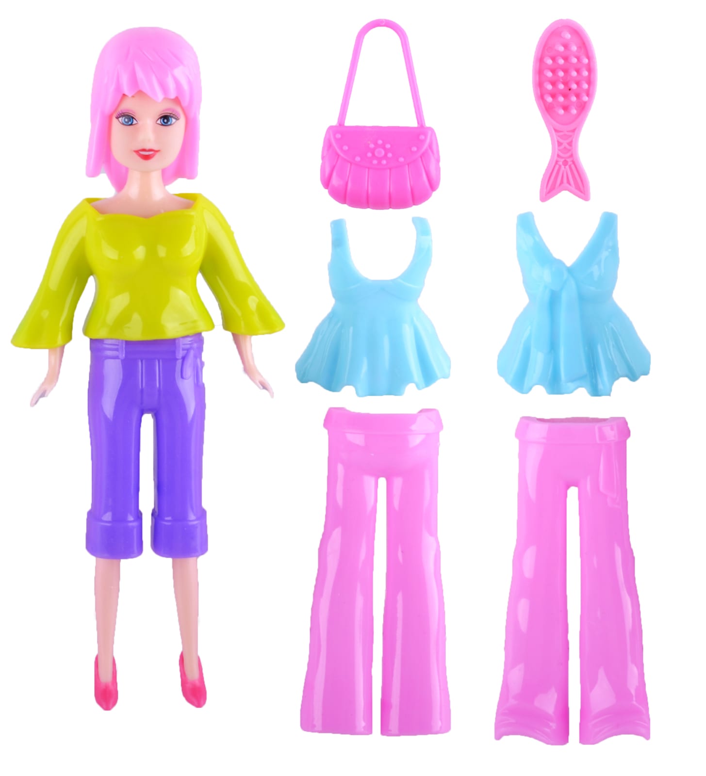 P.JOY EVERYDAY FASH DOLL SNAP ON 7PCS BC