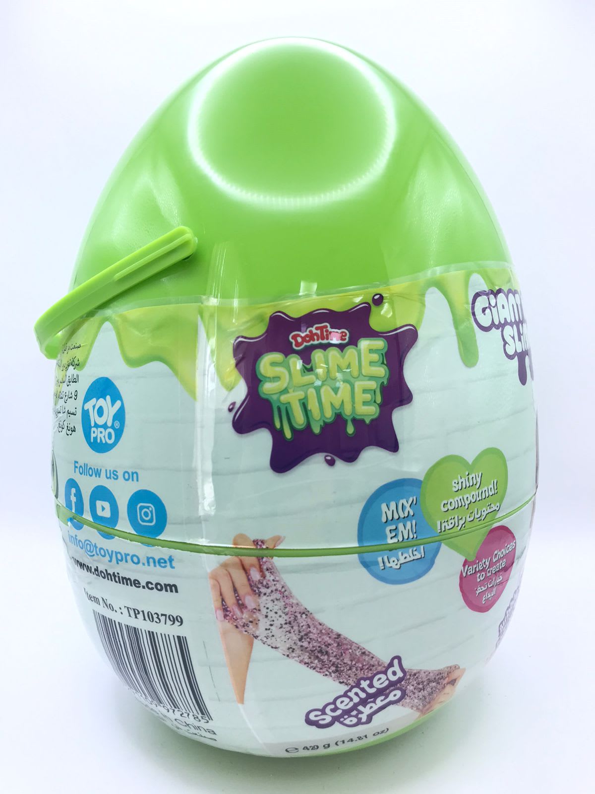 Toypro - SLIMETIME GIANT MIX&MASH EGG KIT