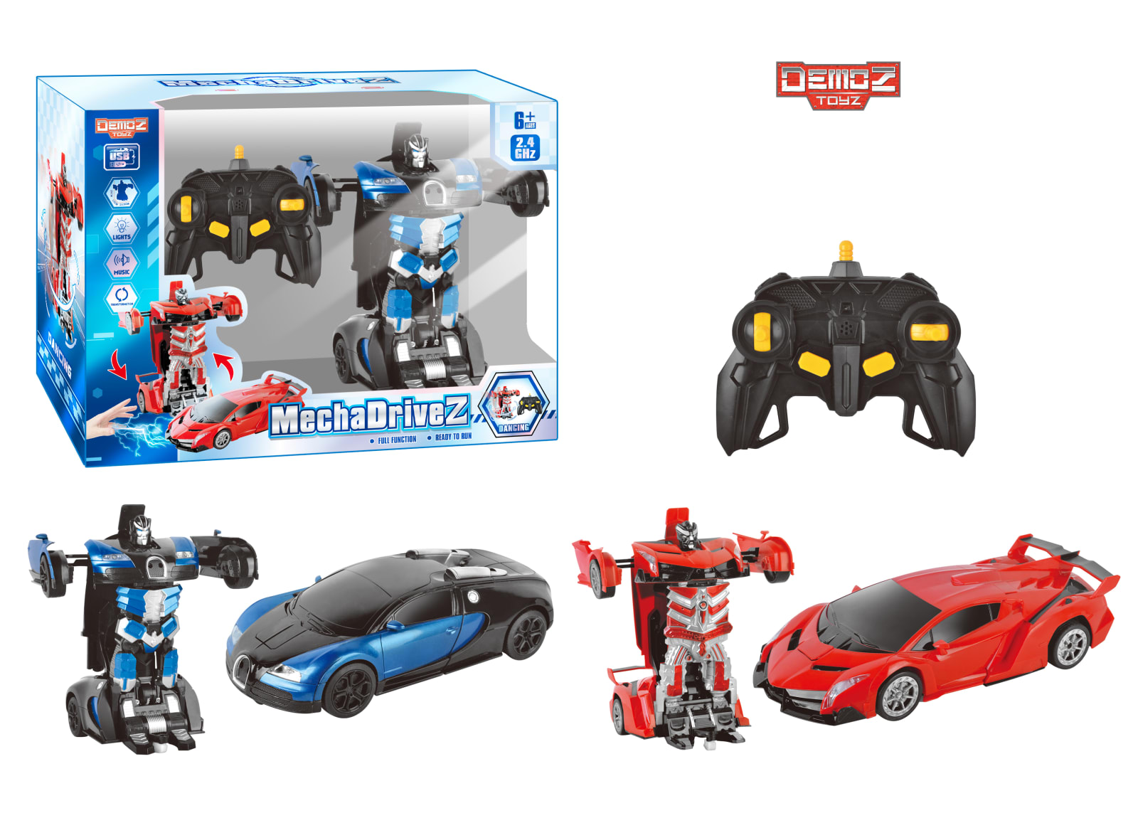 P.Joy - DEMOZ RC MECHADRIVEZ 114 2.4G L&S BPC