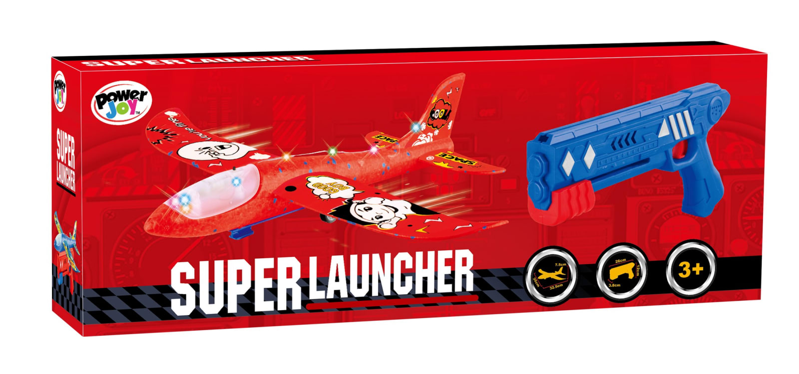 P.JOY V.VROOM SUPER LAUNCHER B/O