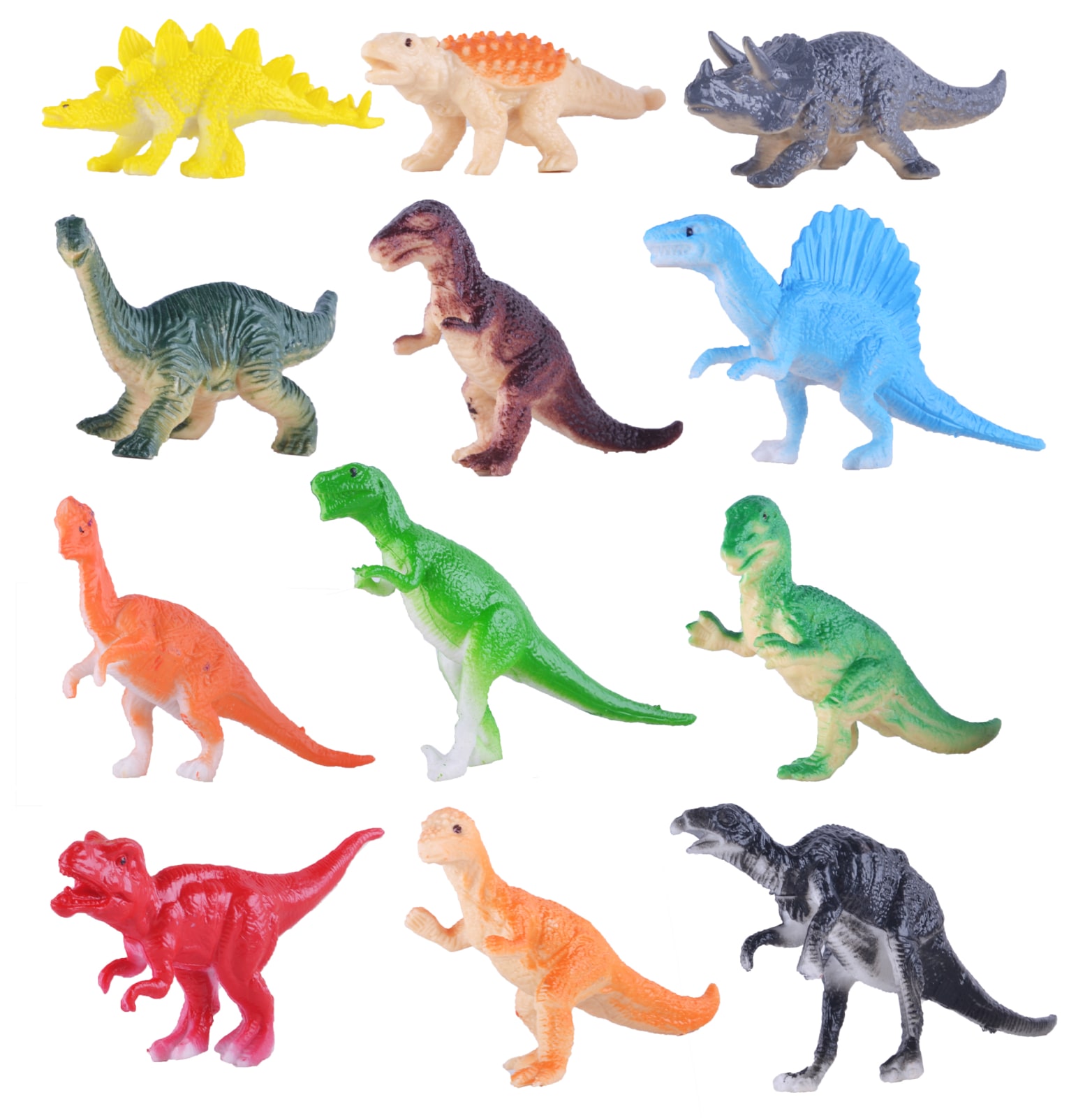 P.JOY ANIMAL WORLDZ DINOSAUR 4″ 6PCS