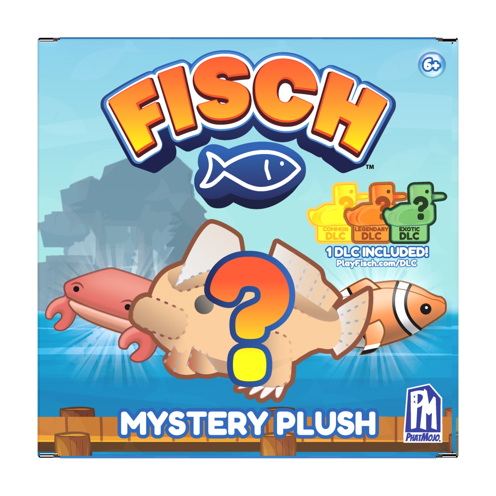 Phat Mojo – FISCH COLLECTIBLE PLUSH 4″ S1 CDU9 WOC