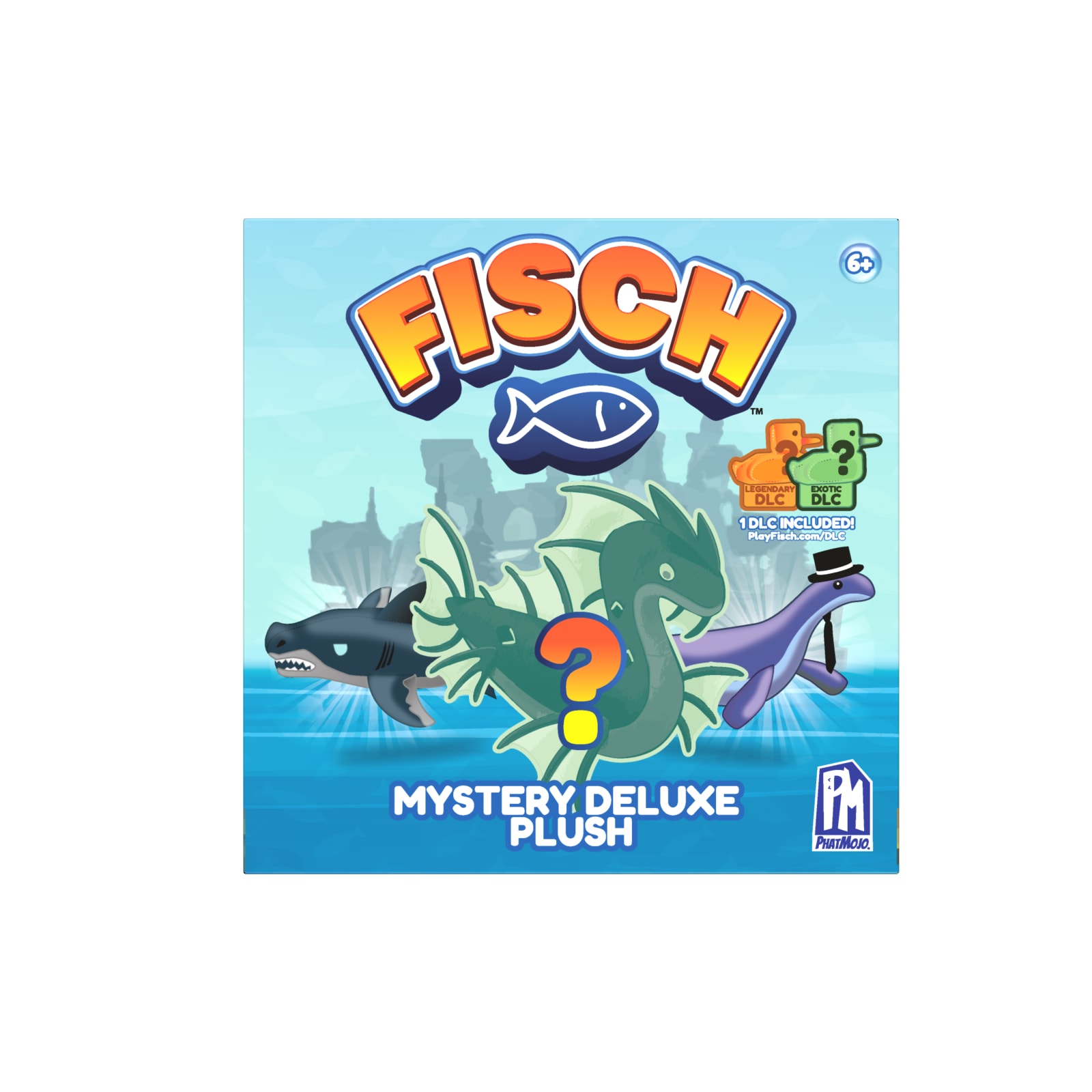 Phat Mojo – FISCH MYSTERY DELUXE PLUSH 8″ S1 6ASST